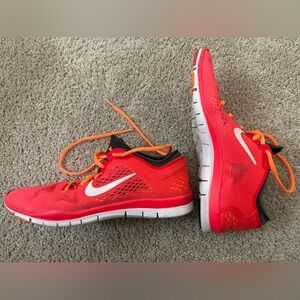 Nike Free Tri fit 4 orange running athletic sneakers active wear